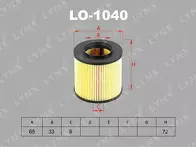 Масляный фильтр Lynx LO-1040