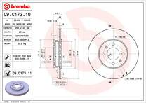 Тормозной диск Brembo Prime Line  09.C173.11