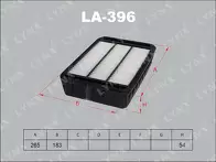 Воздушный фильтр Lynx  LA-396