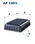Воздушный фильтр Filtron AP 120/3