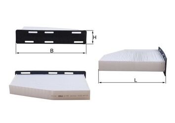 Mahle LA 181 <span>салонный фильтр пылевой</span>