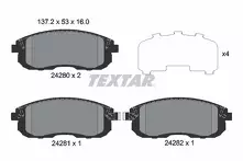 Передние тормозные колодки Textar  2428001