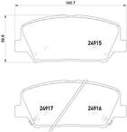Передние тормозные колодки Brembo  P 30 065