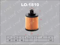 Масляный фильтр Lynx  LO-1810