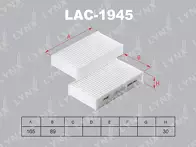 Фильтр рециркуляции воздуха Lynx  LAC-1945