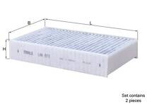 Фильтр рециркуляции воздуха Knecht  LAK 873/S