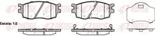 Передние тормозные колодки Remsa  1208.02