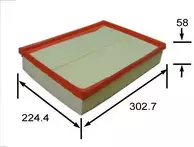 Воздушный фильтр JS Asakashi  A0317