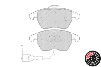 Ferodo FDB1641 <span>тормозные колодки передние</span>