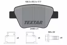 Задние тормозные колодки Textar Q+  2456301
