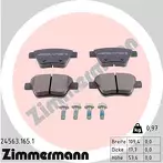 Задние тормозные колодки Zimmermann 24563.165.1 для Seat Leon 2 пок.