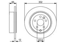 Тормозной диск Bosch  0 986 479 518