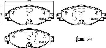 Brembo P 85 147 <span>тормозные колодки передние</span>