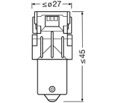 Osram LEDriving Premium PY21W 3000k 7458YE-02B