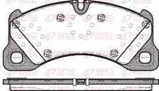Передние тормозные колодки Remsa  1345.00