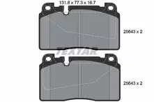 Передние тормозные колодки Textar  2564301