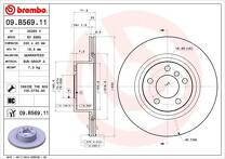 Тормозной диск Brembo Prime Line  09.B569.11