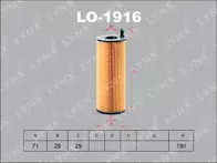 Масляный фильтр Lynx LO-1916
