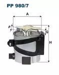 Топливный фильтр Filtron  PP 980/7