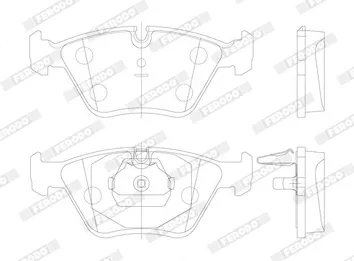 Ferodo Premier Eco Friction FDB1073 <span>тормозные колодки передние</span>