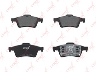 Задние тормозные колодки Lynx BD-6302 для Volvo S40 2 пок. / 544 / рестайлинг