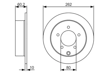 Bosch 0 986 479 A41 <span>тормозной диск полный</span>