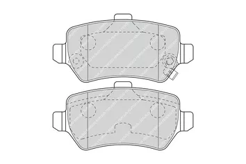 Ferodo FDB1521W <span>тормозные колодки задние</span>