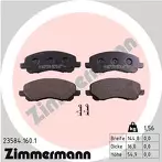 Передние тормозные колодки Zimmermann 23584.160.1 для Chrysler Sebring 3 пок.