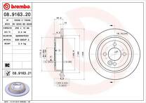 Тормозной диск Brembo Prime Line  08.9163.21