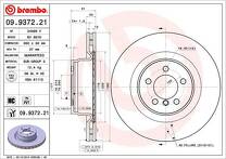 Тормозной диск Brembo Prime Line  09.9372.21