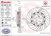 Тормозной диск Brembo Prime Line 09.9313.33 для Mercedes-Benz SL-Class R230