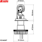 Koito Whitebeam LED H4 6500k  P214KWT