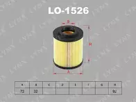 Масляный фильтр Lynx  LO-1526