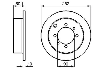 Bosch 0 986 478 655 <span>тормозной диск полный</span>