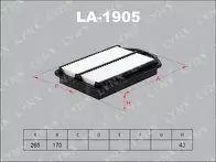 Воздушный фильтр Lynx  LA-1905
