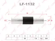 Топливный фильтр Lynx  LF-1132