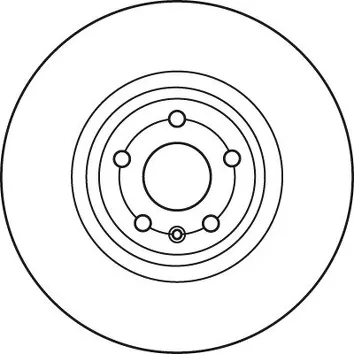 TRW DF6041S <span>тормозной диск вентилируемый</span>