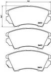 Передние тормозные колодки Brembo  P 59 055