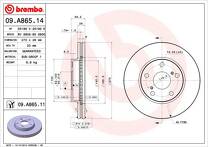 Тормозной диск Brembo Prime Line  09.A865.11