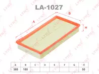 Воздушный фильтр Lynx  LA-1027