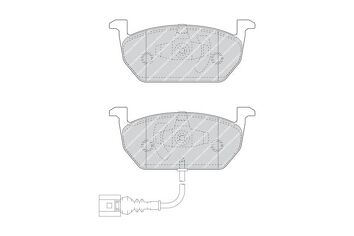 Ferodo FDB4454 <span>тормозные колодки передние</span>