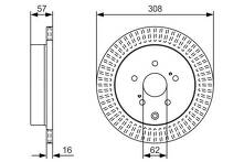 Тормозной диск Bosch  0 986 479 T16