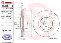 Тормозной диск Brembo Prime Line  09.B354.10