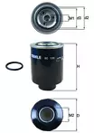 Топливный фильтр Mahle  KC 135D