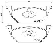 Передние тормозные колодки Brembo  P 85 041