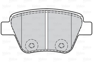 Valeo First 302134 <span>тормозные колодки задние</span>