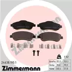 Передние тормозные колодки Zimmermann  24638.190.1