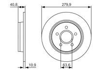Тормозной диск Bosch  0 986 479 S49