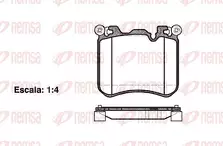 Передние тормозные колодки Remsa 1413.00 для BMW X6 М E71