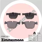 Задние тормозные колодки Zimmermann 23309.170.1 для BMW 3 серии E90 / седан / рестайлинг